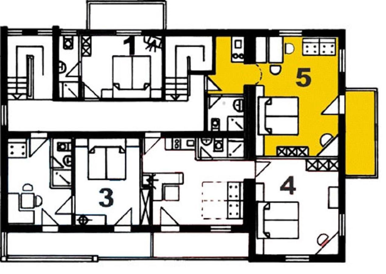 סיבודן Seeappartements Bacher מראה חיצוני תמונה